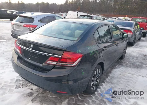 2013 Honda Civic Ex z USA, uszkodzony, nr VIN 19XFB2F82DE260779